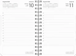 Kalender 2026 Dagbok Textile grön