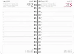 Kalender 2025 Dagbok Textile svart