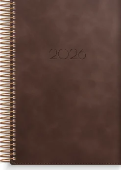 Kalender 2026 Dagbok Twist brun