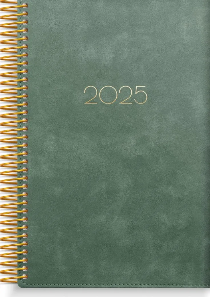 Kalender 2025 Dagbok Twist grön