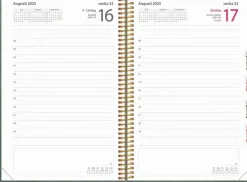 Kalender 2025 Dagbok Twist grön