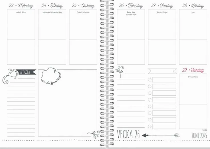 Kalender 2025-2026 Doodle