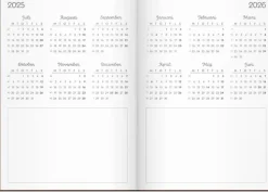 Kalender 2025-2026 Doodle inbunden