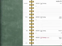 Kalender 2025 Leader Twist grön