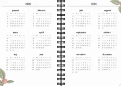 Kalender 2026 Life Planner Floral