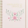 Kalender 2025-2026 Life Planner Pink Horisontell