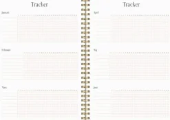 Kalender 2025-2026 Life Planner Pink Horisontell