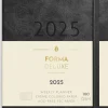 Kalender 2025 Liten Veckokalender Forma Deluxe svart