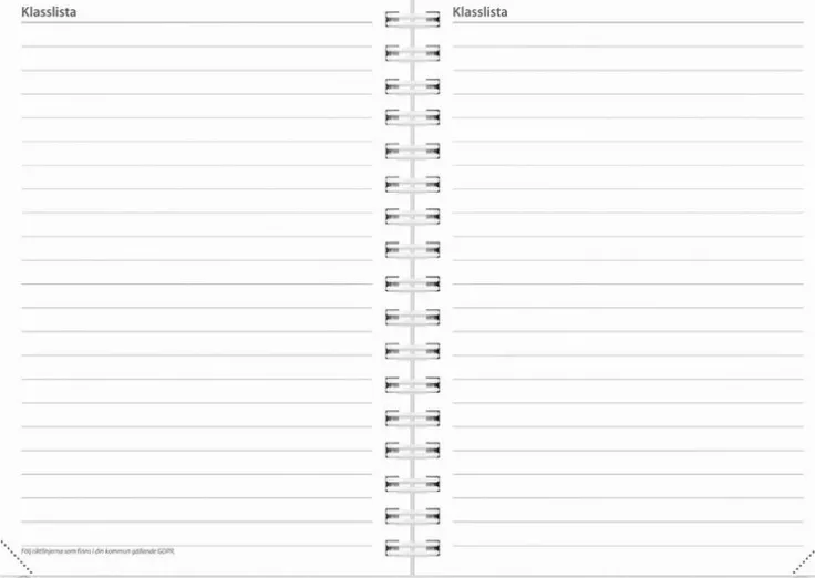 Kalender 2025-2026 Loggkalendern A6