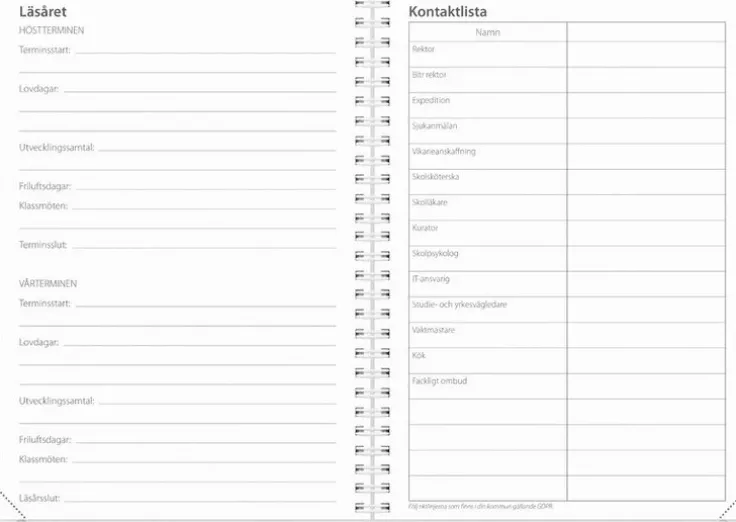 Kalender 2025-2026 Loggkalendern A5