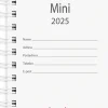 Kalender 2025 Mini refill