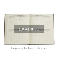 Kalender 2025 Paperblanks Grande vertikal - Blue Luxe