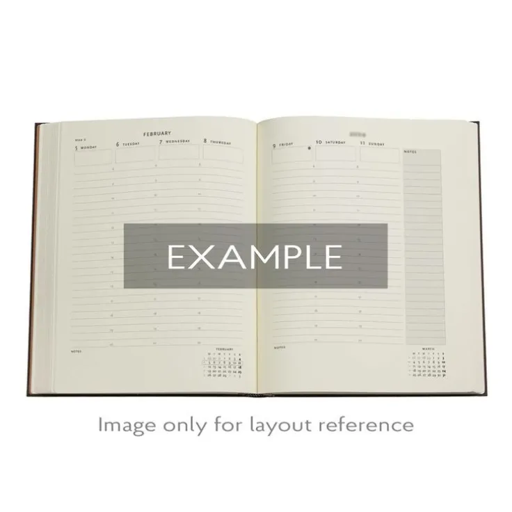 Kalender 2025 Paperblanks Maxi vertikal - Blue Luxe