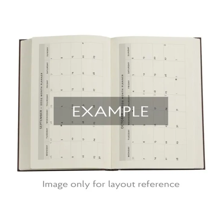 Kalender 2025 Paperblanks Maxi vertikal - Blue Luxe