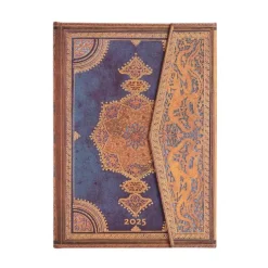Kalender 2025 Paperblanks Midi horisontal - Safavid Indigo