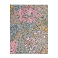 Kalender 2025 Paperblanks Ultra horisontal - Morris Pink Honeysuckle