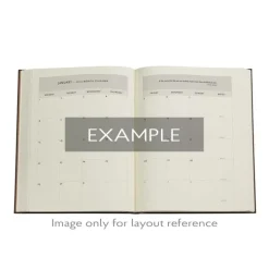 Kalender 2025 Paperblanks Ultra Business planner vertikal - Azure