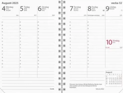 Kalender 2025 Prestige svart plast