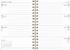 Kalender 2026 Senator A6 blommor Morris