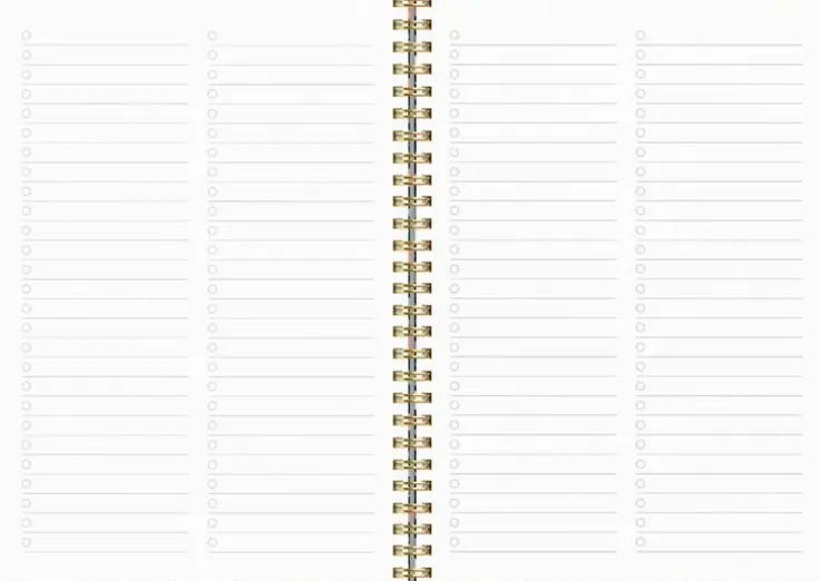 Kalender 2025-2026 Senator A5 småblom