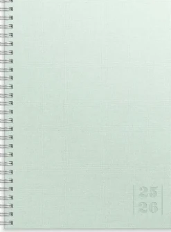 Kalender 2025-2026 Senator A5 Textile grön