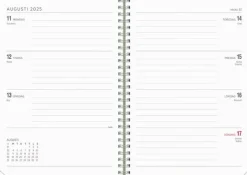 Kalender 2025 Senator A5 textil grön