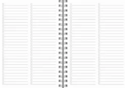 Kalender 2026 Senator A6 Textile svart