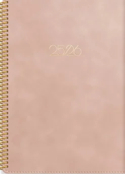 Kalender 2025-2026 Senator A5 Twist rosa