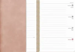 Kalender 2025-2026 Senator A5 Twist rosa