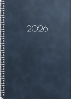 Kalender 2026 Senator A5 Twist blå