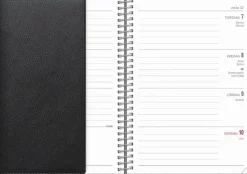 Kalender 2025-2026 Senator A6 Twist svart