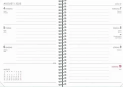 Kalender 2025 Senator A6 Twist blå