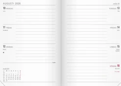 Kalender 2026 Senator A6 Vega svart