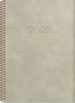 Kalender 2025 Stor Veckokalender Twist beige