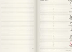 Kalender 2026 Stor Veckokalender Forma Deluxe svart