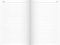 Kalender 2025 Stora Fick svart konstläder