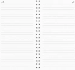 Kalender 2025-2026 Stora Studieåret Basic plast svart