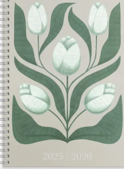 Kalender 2025-2026 Study A5 Story Blomma