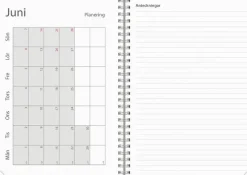 Kalender 2025-2026 Study A5 Story Blomma