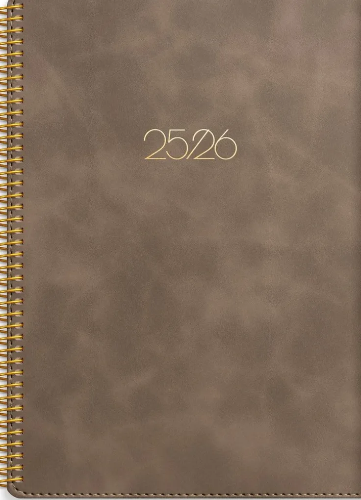 Kalender 2025-2026 Study A5 Twist mocca