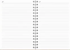 Kalender 2025 Weekly A6 Story blå