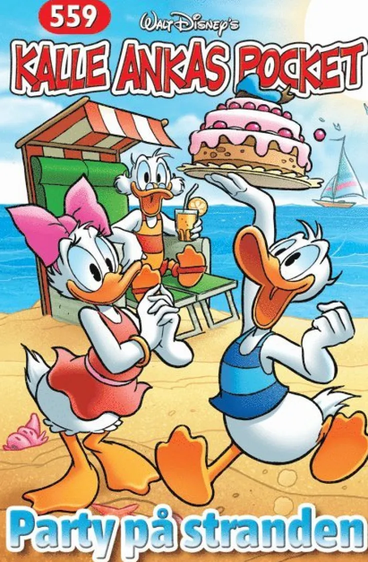 Kalle Ankas Pocket 559. Party på stranden