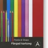 Kartong A5 120 gram 80 ark i olika färger