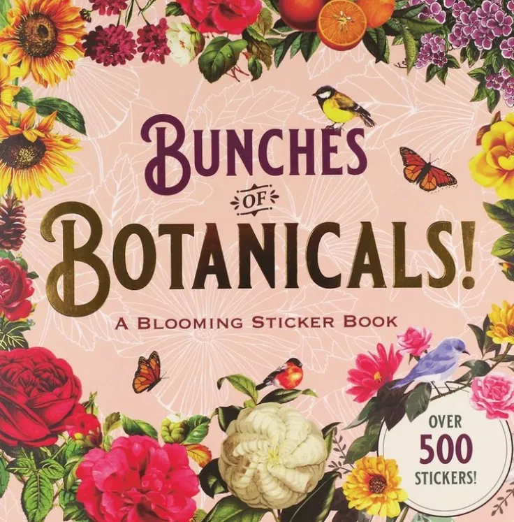 Klistermärkesbok - Botanicals