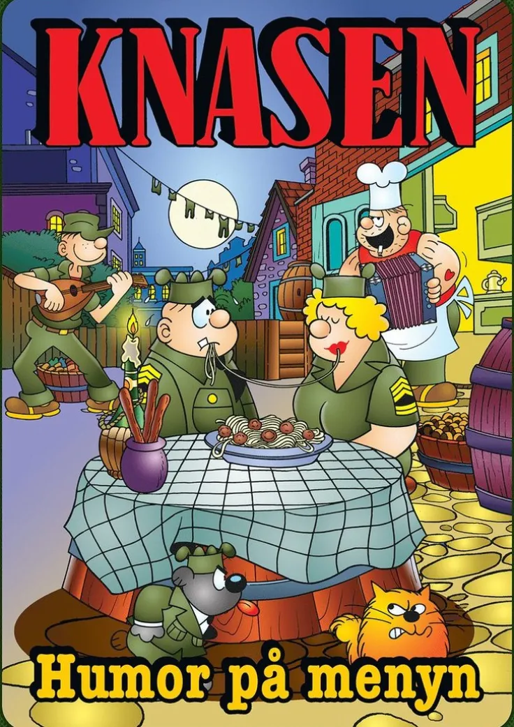 Knasen Julalbum 2023. Humor på menyn