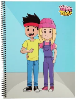 Kollegieblock A4 linjerad Yumi & Tomu