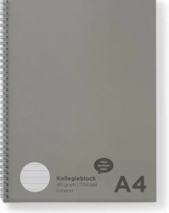 Kollegieblock A4 linjerat