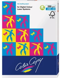 Kopieringspapper A4 ohålat 200g 250 ark vit