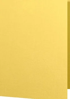 Kort A6 dubbla stående 5-pack gul