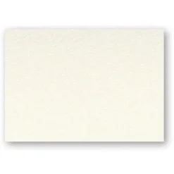 Kort A7 enkla 10-pack pärlemor creme